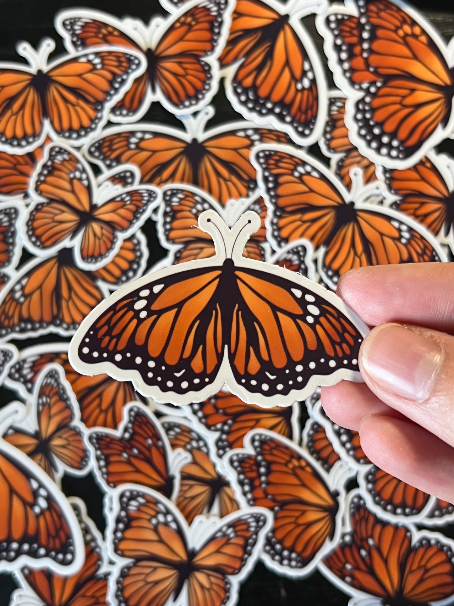 Monarch Butterfly Stickers Pack of 12
