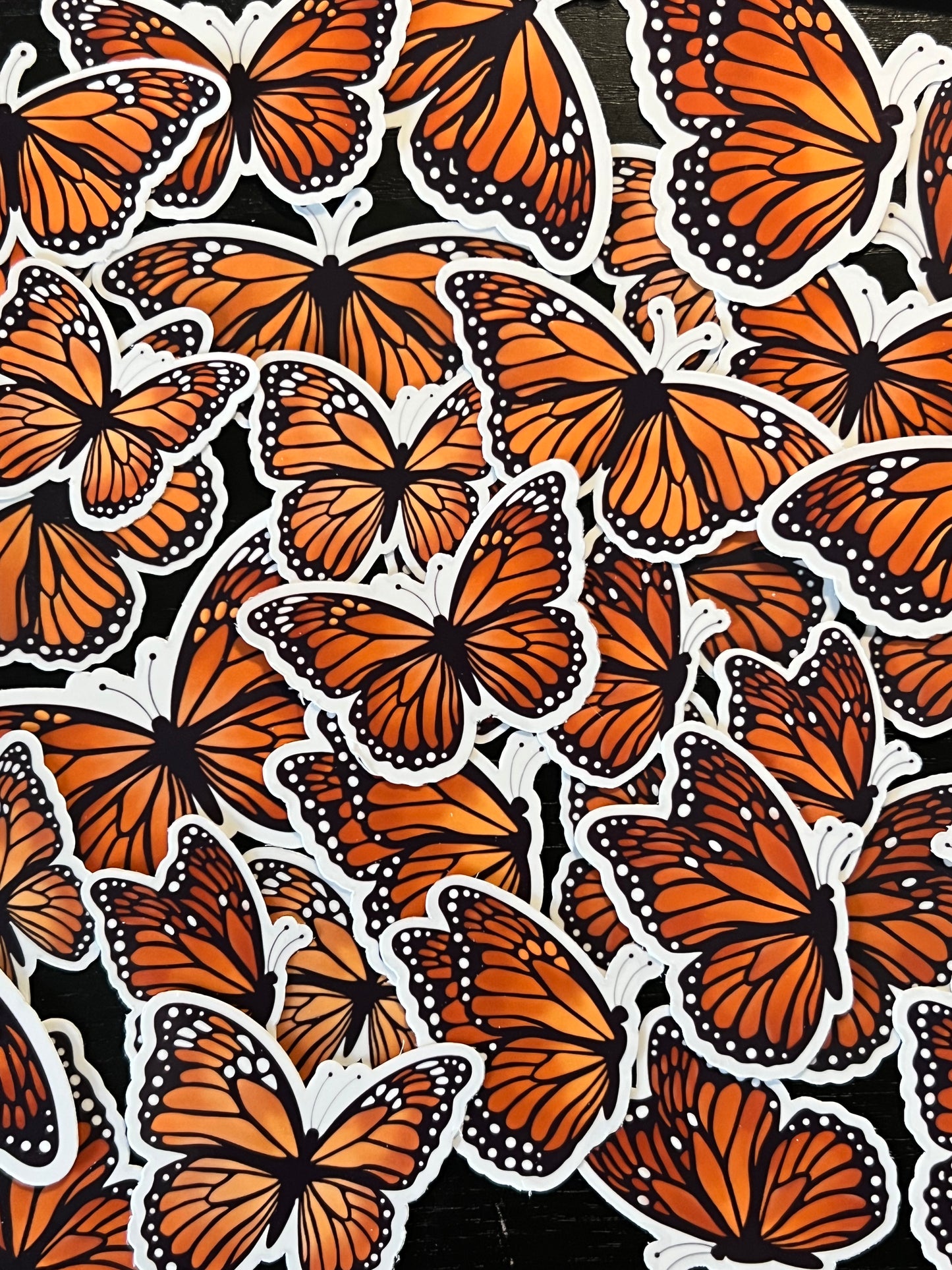 Monarch Butterfly Stickers Pack of 12