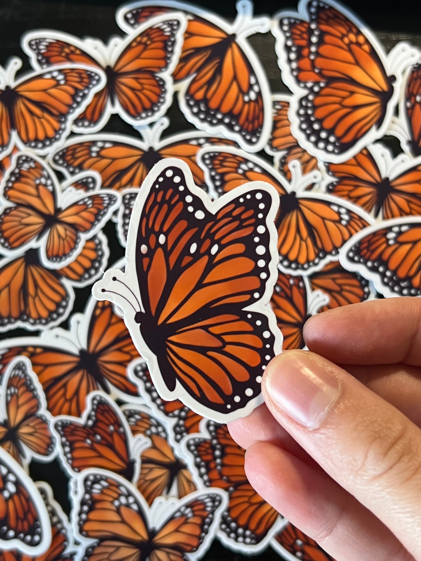 Monarch Butterfly Stickers Pack of 12